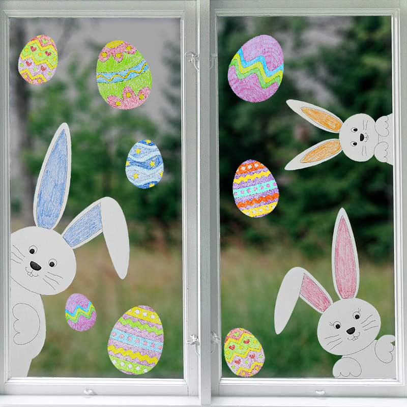 Ostern-Fensterbild