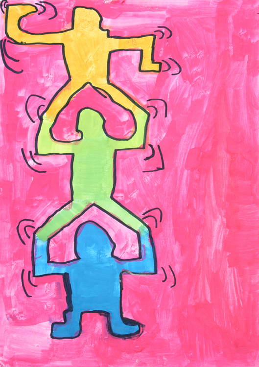Malen wie Keith Haring von Kevin (9)